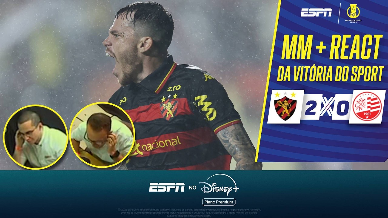 SPORT BATE NÁUTICO NO CLÁSSICO: AS MELHORES REAÇÕES DA VITÓRIA DO LEÃO PARA VIRAR LÍDER DA SÉRIE B