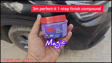 Remove Car Scratches | 3M finishing compound