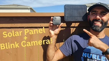 Blink Camera Solar Panel Installation!