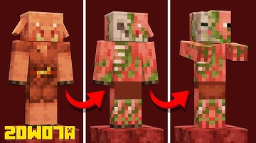 Minecraft 1.16 Snapshot 20w07a - 25 Updates you MISSED