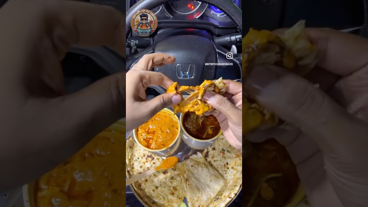 Gravy chaap with Garlic Naan🥵🔥😍 