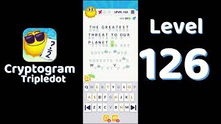 Cryptogram Tripledot Level 126 Answer | SolutionGuruji
