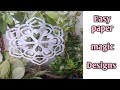 New paper video//how to make paper design step by step 