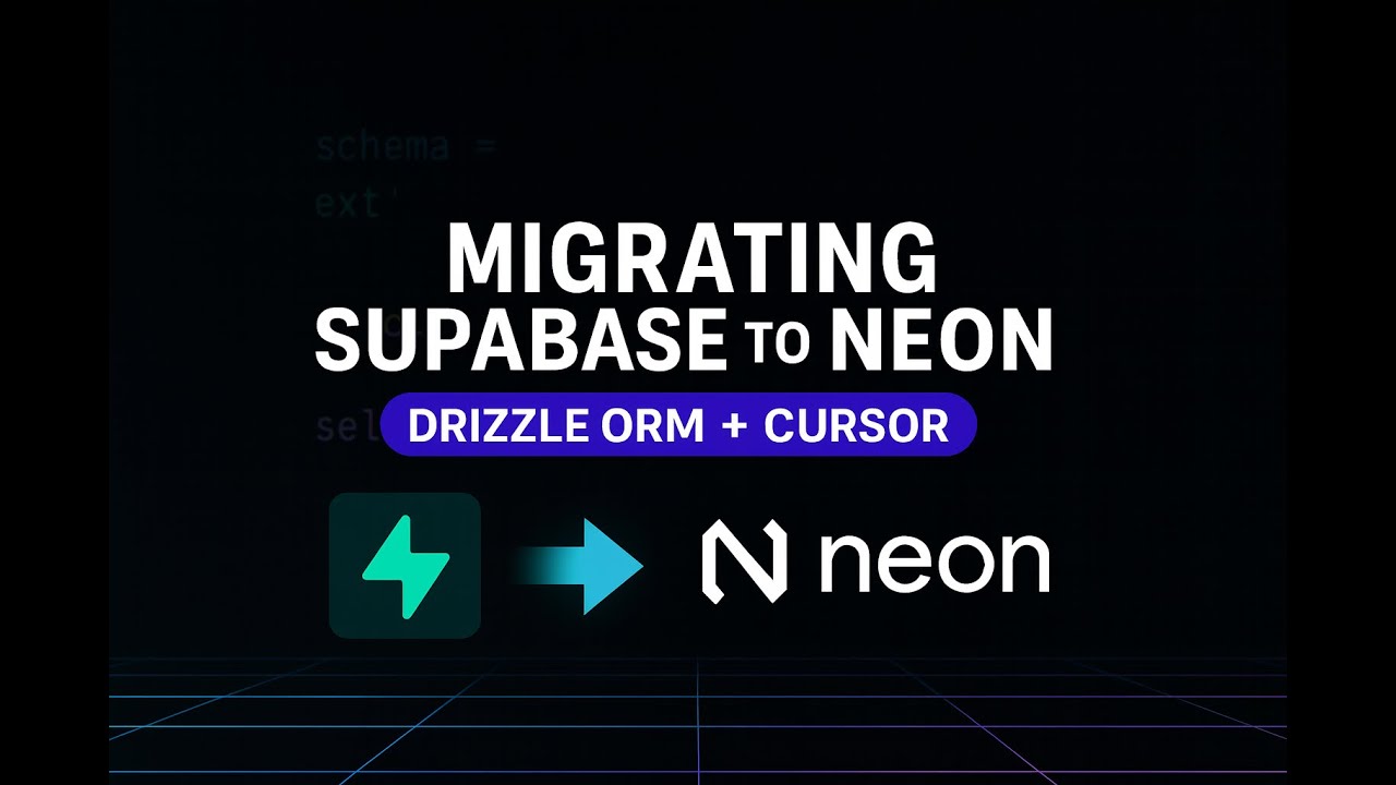 How I Migrated My Supabase Database to Neon + Drizzle in Minutes Using ...