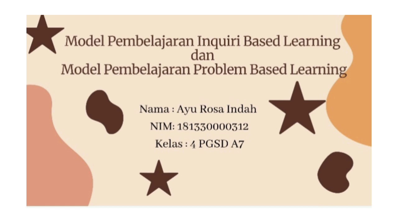 Model pembelajaran Inquiri Based Learning dan Problem Based learning ...