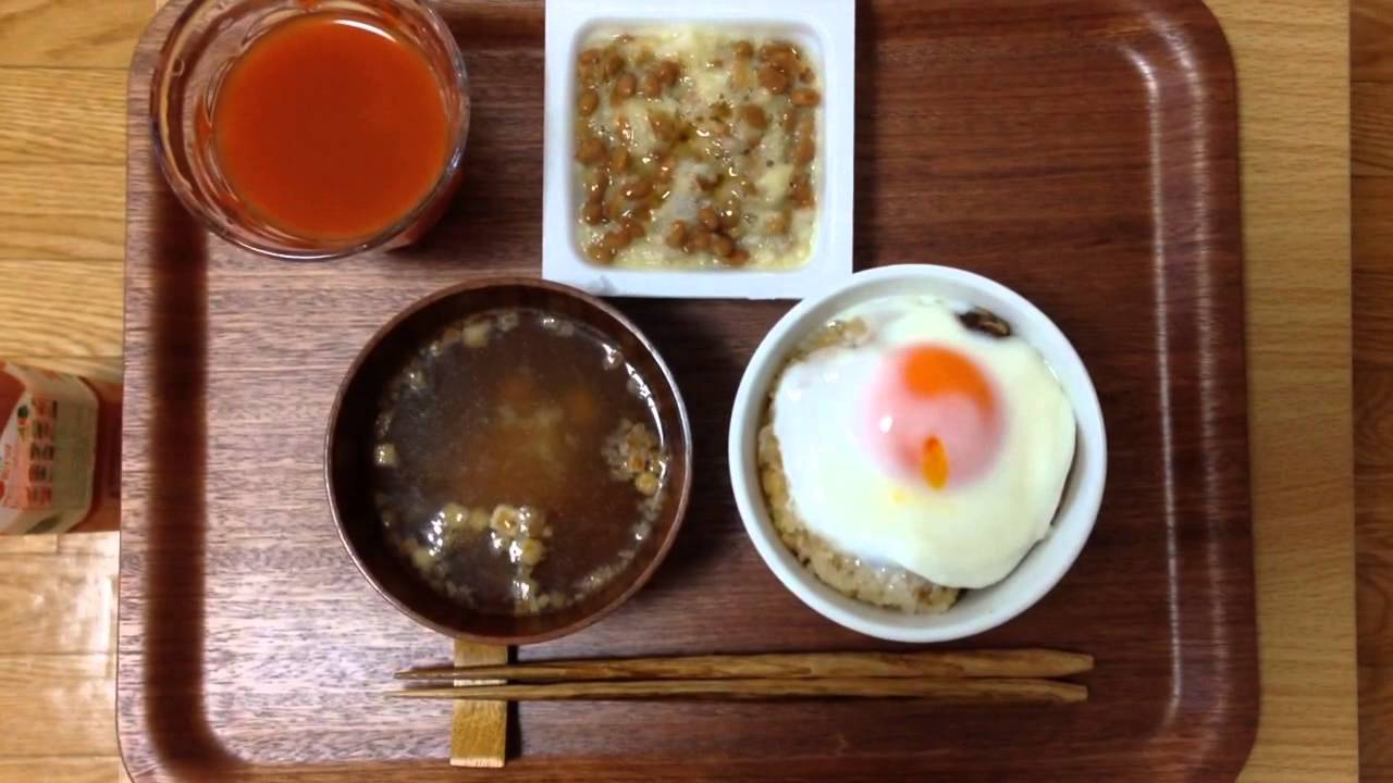 とある日の朝ごはん 1ヶ月食費1万円生活7日目 Japanese Breakfast Japan Youtube