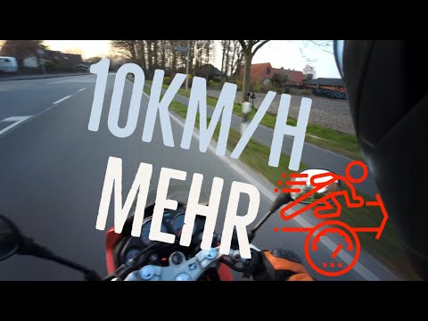 10 Km/h Schneller mit deiner Honda CBR 125 ohne viel Arbeit