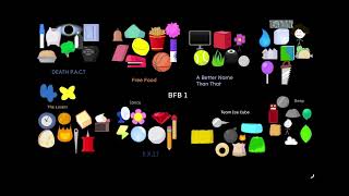 BFDI Elimination Order (As Of TPOT 23, IDFB 1, MINI REDUX 11)