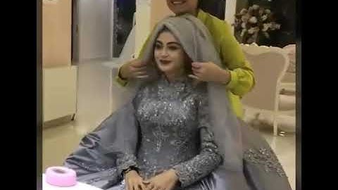 Hijab Tutorial, Wedding Hijab Style #hijab #hijabtutorial