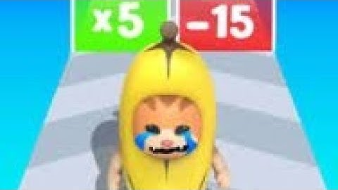 Epic Banana Run Merge Master-All Level Gameplay Android, iOs Walkthrough Mobile Game #viral