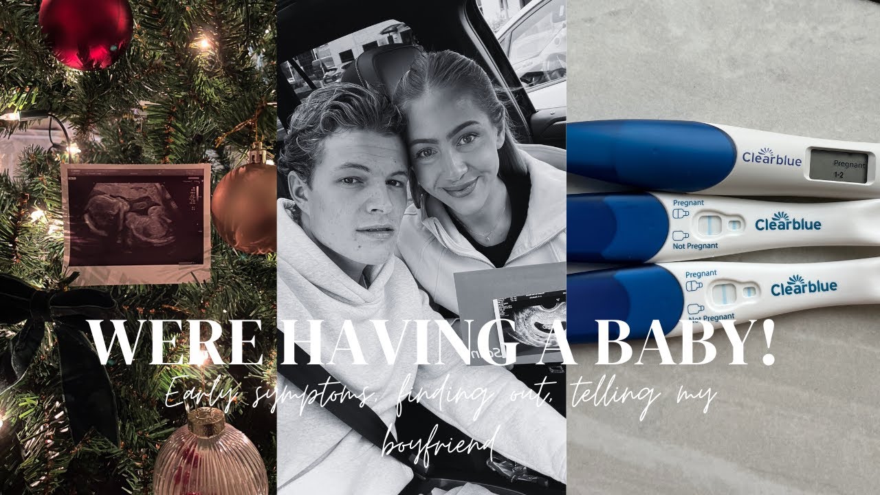 I'M PREGNANT! 👶🏼 Early symptoms, finding out + telling my boyfriend 🤍