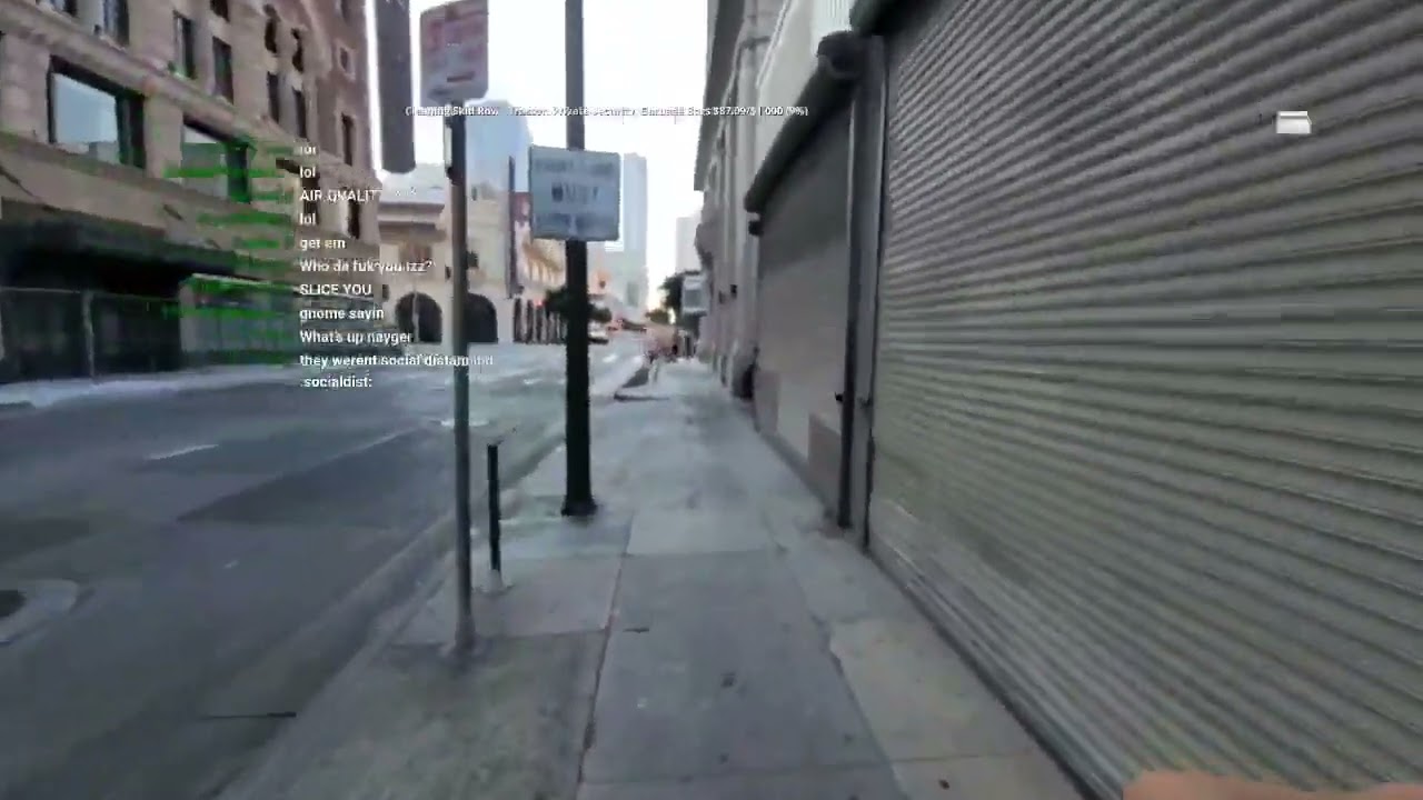 Carl iii Talking to Himself in SKID ROW, LA