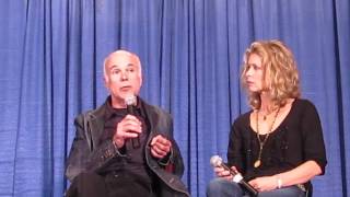 The Death of Ellen Tigh - Actor Motivations
Micheal Hogan and Kate Vernon who played Col. Tigh and his wife Ellen talk about the death of Ellen, and what they were feeling about it. It also gives more of the actors rationale for what they did during the scene. This is the rational about why there was often so much tension.
This was filmed on Day 1 of the Farpoint convention held February 2012 in TImonium Maryland The Death of Ellen Tigh - Actor Motivations