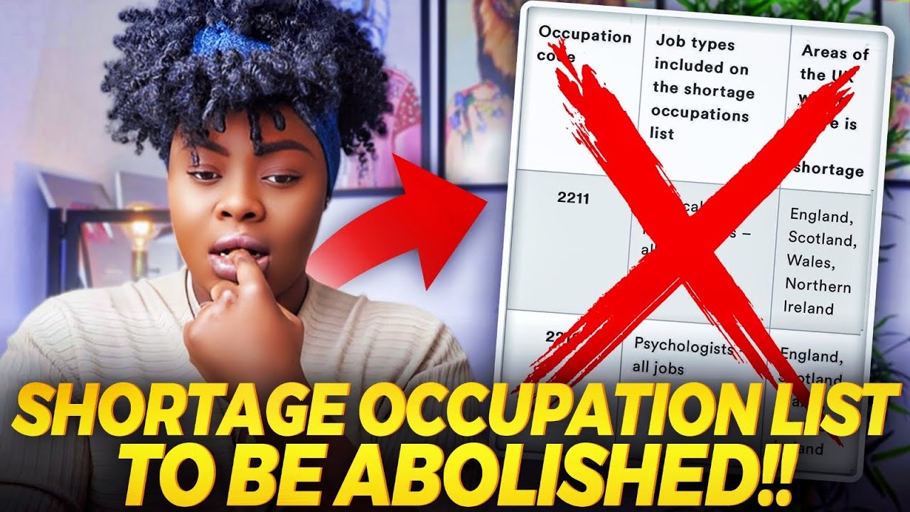 OH MY GOD  ! 😳  THE MIGRATION ADVISORY COMMITTEE WANTS TO ABOLISH THE UK SHORTAGE OCCUPATION LIST”