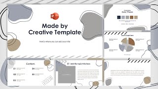 Minimalist PowerPoint Template  | Animated Slide | FREE TEMPLATE | 04 screenshot 2
