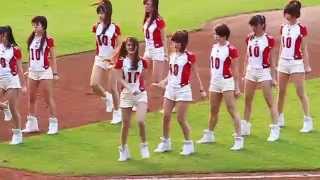 2015/03/22 LAMIGO開幕戰 紅不讓趴 Lamigirl 開場舞 JUMP FOR THE GIRLS