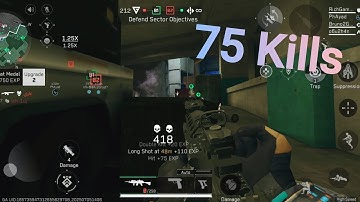 INSANE 75 Kills! M249 Gameplay – DELTA FORCE MOBILE (No Commentary)