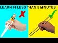 How To Use Chopsticks Immediately | Easily Explained