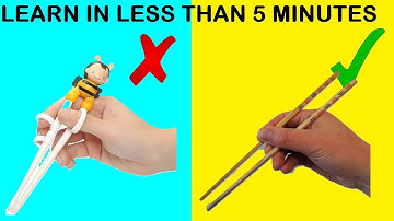 How To Use Chopsticks Immediately | Easily Explained