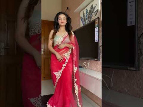 Saree draping 💖💕 #subscribe #viral #trending #fashion #subscribetomychannel #saree #viralshort