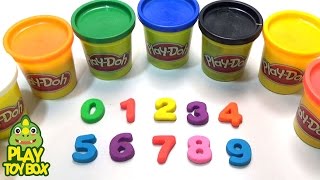 Learn To Count 1 to 9 with Play Doh Numbers