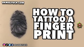How To Tattoo Fingerprints - The Easy Way! screenshot 4