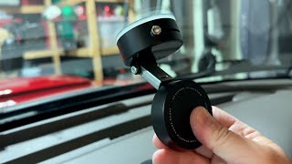 HyperMount Vacuum Phone Mount - Magnetic Phone Holder, Vacuum Seal Cellphone Mount