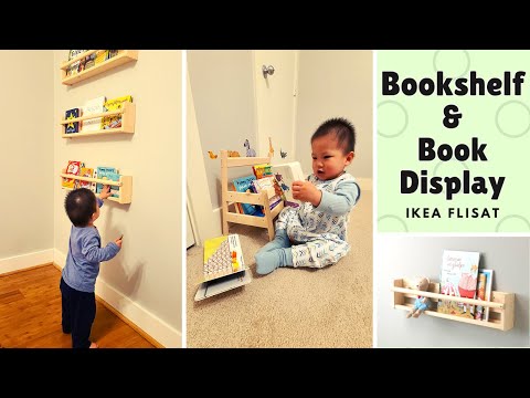 IKEA FLISAT Book Display and Bookshelf- Assembling and Install