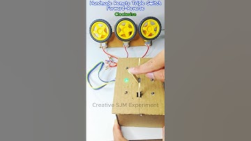 Handmade Remote • 3 switch • Reverse-Forward | #dcmotor #tech #youtubeshorts #dcmotorproject #remote
