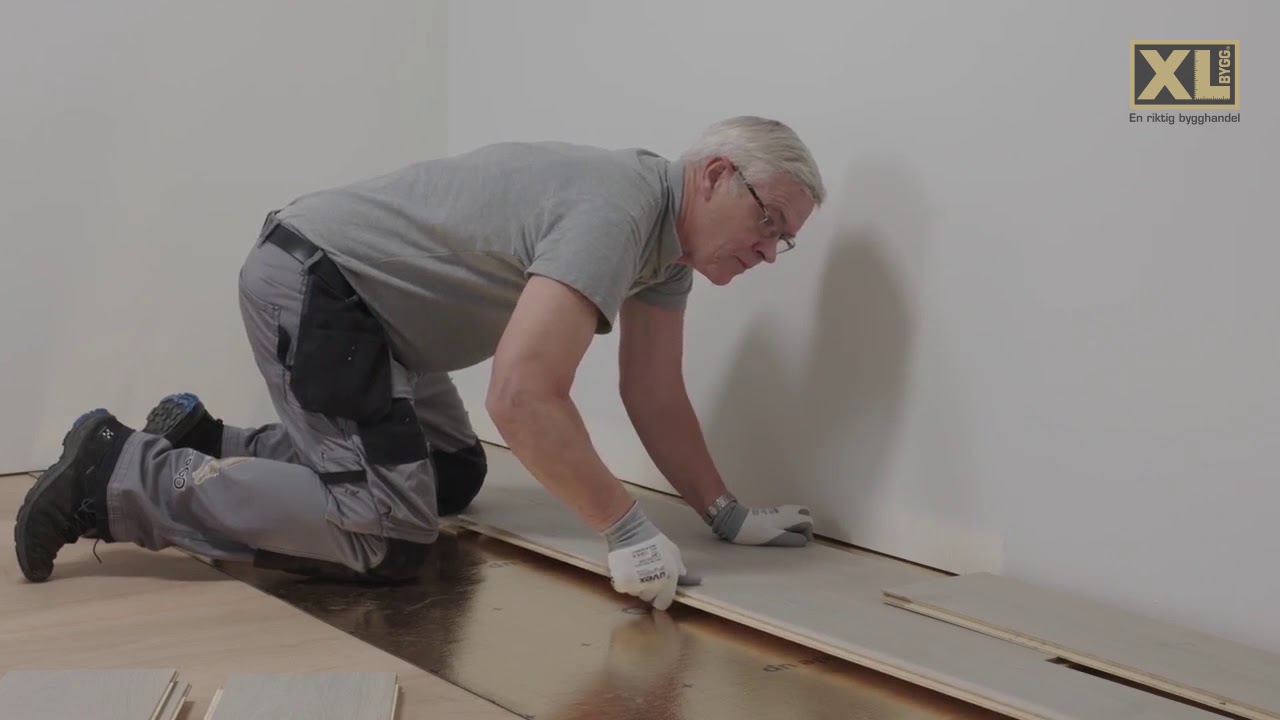 Trägolv - Så börjar du lägga trägolvet (Pergo)