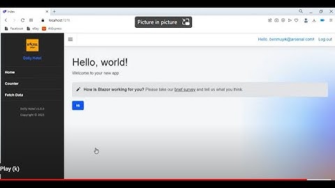 HotelApp In Yoruba Using Blazor webAssembly Part 12 Adding Login Display To Main Layout