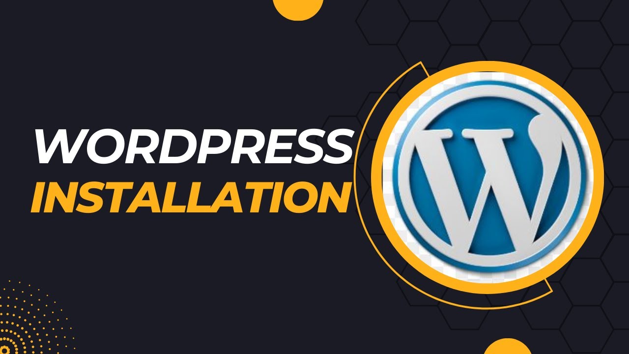 wordpress installation in xampp - YouTube