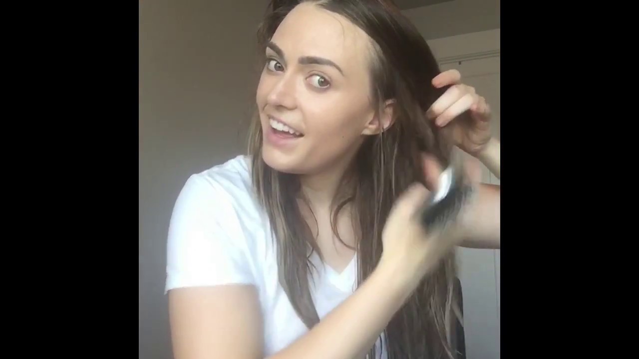 How To Brush Your Hair Extensions YouTube