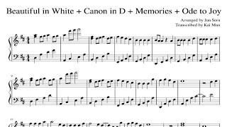 Beautiful in White   Canon in D   Memories   Ode to Joy