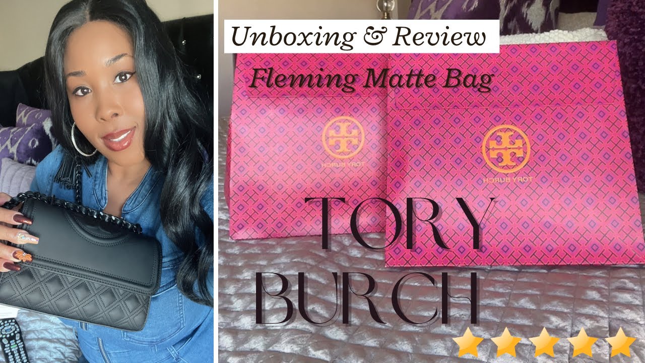 Unboxing: Tory Burch Fleming Convertible Shoulder Bag 