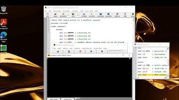 MP LAB 8. Finding Square Root of a Number Using 8086 Emulator