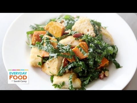 Kale Salad with Chicken and Sweet Potato | Everyday Food with Sarah Carey