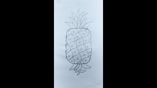 How to draw pineapple step by step | Easy pineapple drawing ||#pineapple #shorts How to draw pineapple step by step | Easy pineapple drawing ||#pineapple #shorts