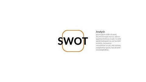 Animated SWOT analysis in powerpoint. Powerpoint tricks