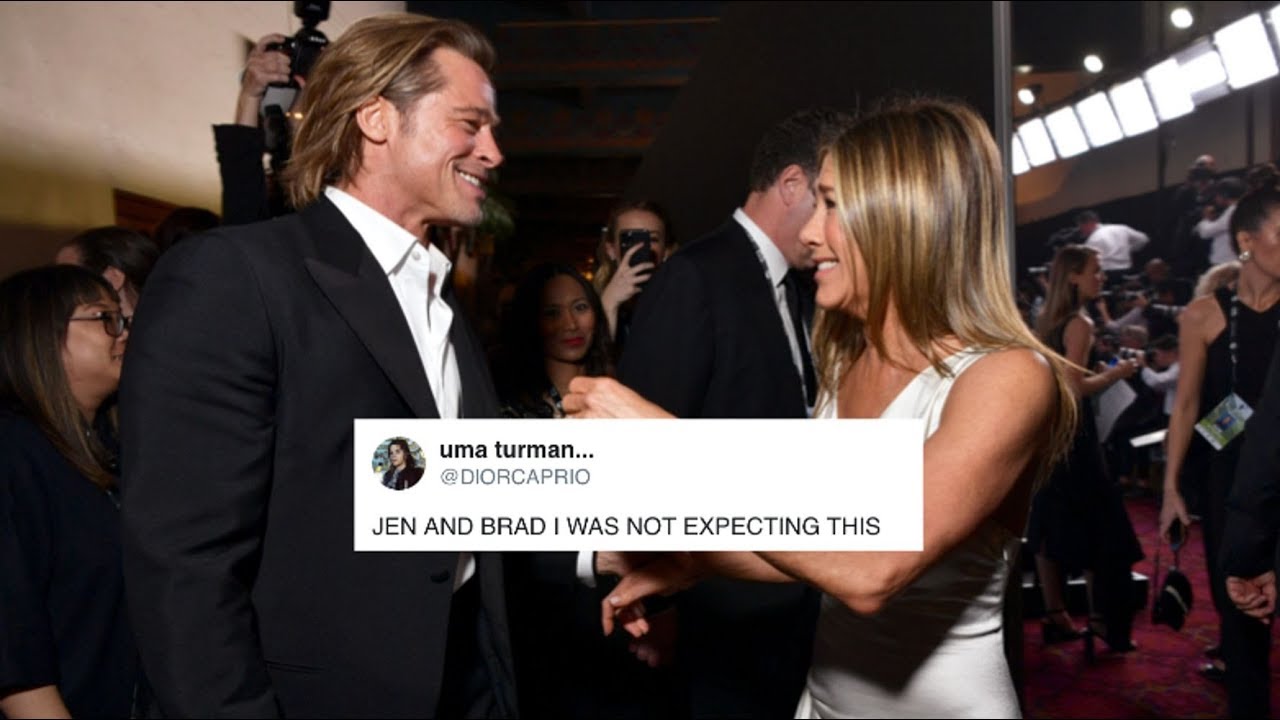 Brad Pitt And Jennifer Aniston Reunited At SAG Awards And Twitter