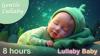 ✰ 8 HOURS ✰ Gentle Baby Sleep Music with Windchimes + Pink Noise ♫  Lullaby to Help Babies Sleep ♫