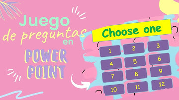 Juego de preguntas de opción múltiple en Power Point