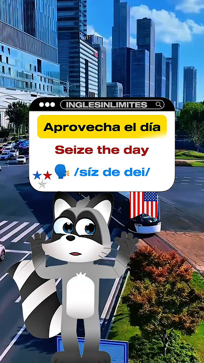 “Seize the day” — Una frase poderosa para aprovechar cada momento 🌅 #aprenderingles #inglesreal