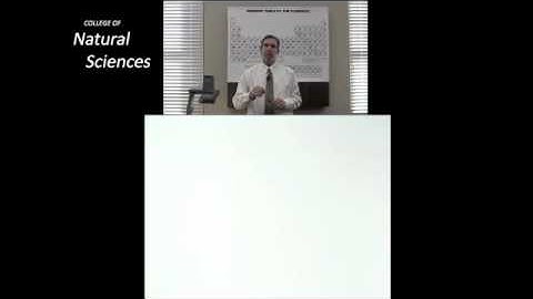 CH 302 Lecture 1 Part 10 Dr  Laude gives a Summary of Lecture 1