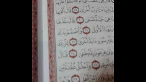 سورة طه (13 الى 37  ) * عواطف عزب