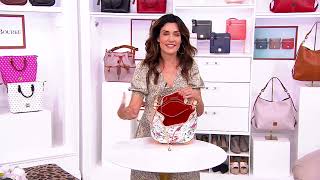 Dooney & Bourke Coated Cotton Botanical Drawstring Bag on QVC