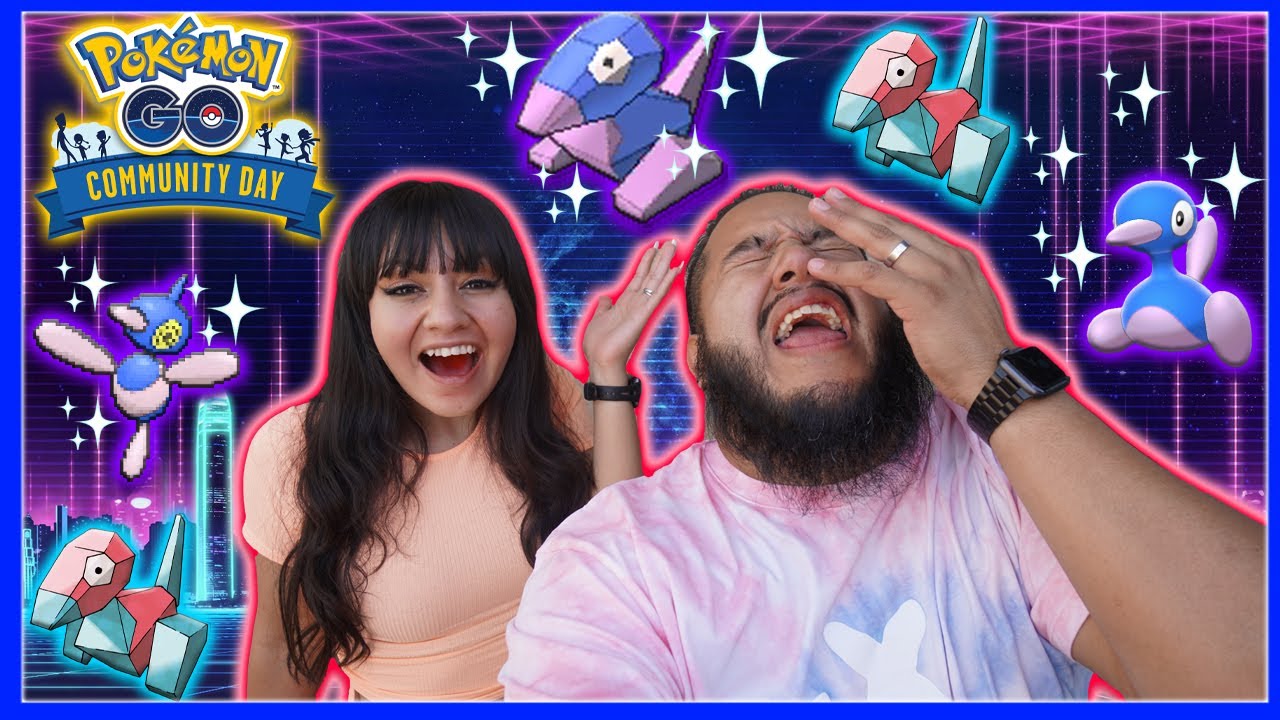 SHINY PORYGON COMMUNITY DAY!! GLITCH IN THE SYSTEM (POKEMON GO)