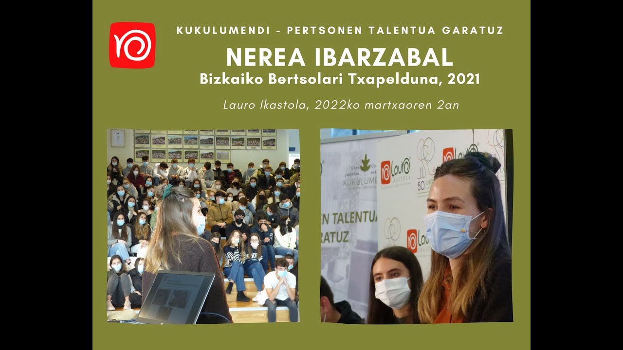 Nerea Ibarzabal, 2021ko Bizkiako Bertsolari Txapelduna