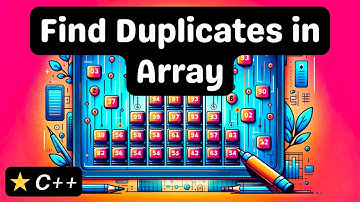 Find All Duplicates in an Array - C++ - Coding Interview Question