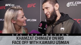 UFC 294: Khamzat Chimaev talks Kamaru Usman, fighting approach & potential Sean Strickland showdown